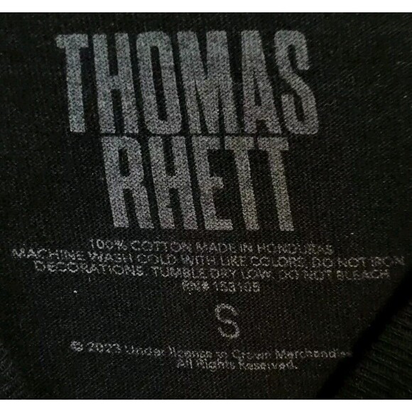 Official Thomas Rhett Home Team Tour ‘23 Concert T-Shirt Black 2 Sided Sz S - Picture 4 of 7